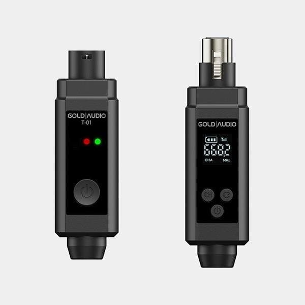 GOLD AUDIO T-01UHF Tek Kanal Kablosuz Mikrofon Alıcı -Verici