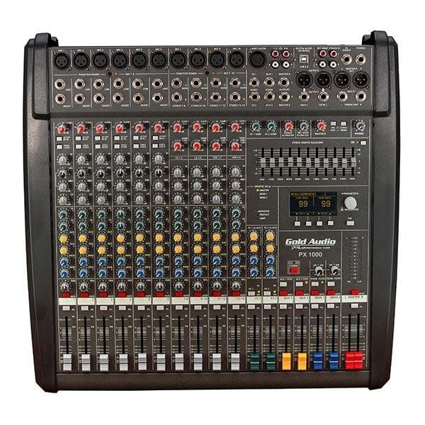 GOLD AUDIO PMX-1000 10 KANAL POWER MİKSER