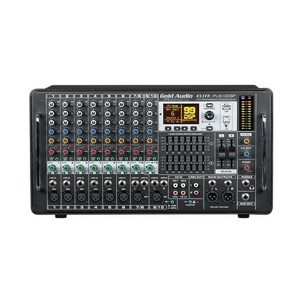 GOLD AUDIO ELITE-PUS10DSP 2X600W 10 KANAL POWER MİKSER