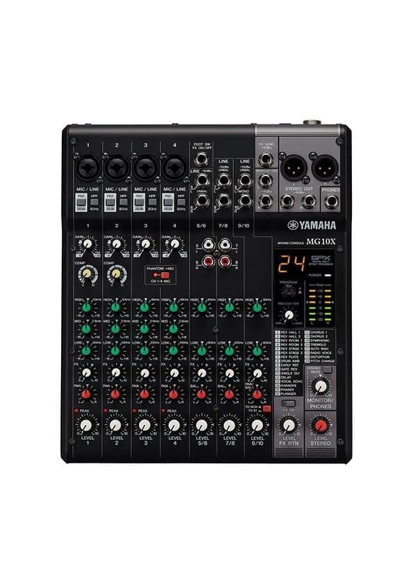 YAMAHA MG10XCV (10 KANAL ( 4 MONO+ 3 ST) DECK MİKSER