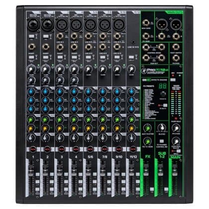 MACKIE PROFX12V3 10 GİRİŞ ( 7 MONO + 2 ST) DECK MİKSER