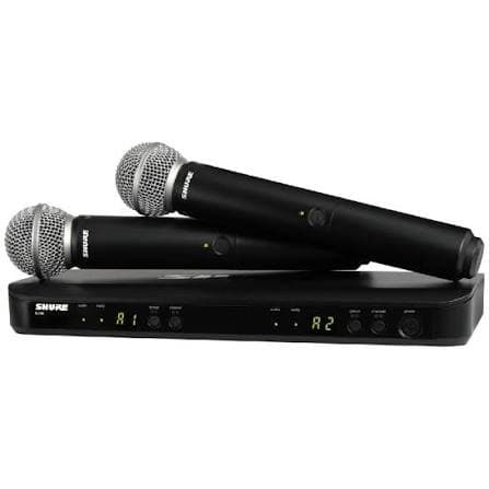SHURE BLX288/SM58 PROFESYONEL ÇİFTLİ TELSİZ MİKROFON SİSTEMİ