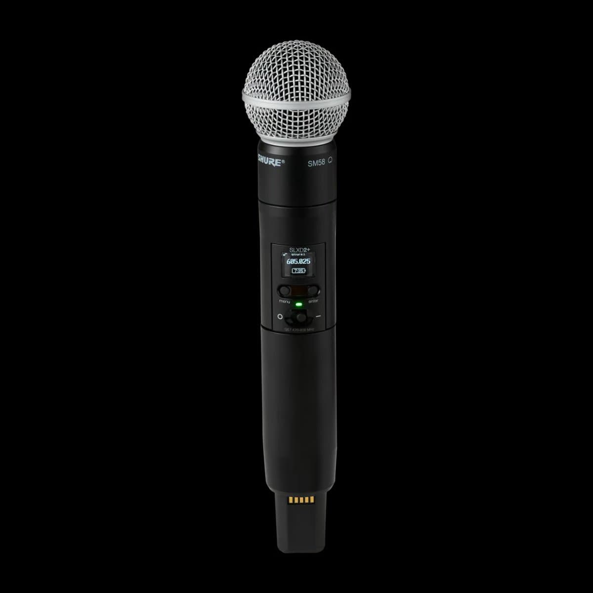 SHURE SLXD2+/58-G65 DİJİTAL KABLOSUZ EL MİKROFONU