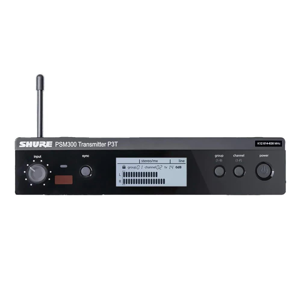 SHURE P3T-H20 KABLOSUZ KULAK İÇİ MONİTÖR VERİCİSİ